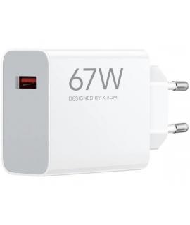 Xiaomi HyperCharge Cargador de Pared 67W QC3.0 - USB-A - Carga Rapida - Color Blanco