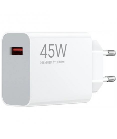 Xiaomi Cargador de Pared 45W QC3.0 - USB-A - Carga Rapida - Color Blanco