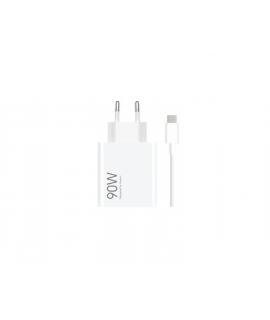 Xiaomi HyperCharge Cargador GaN Universal de Pared 90W - USB-A - Carga Rapida - Color Blanco