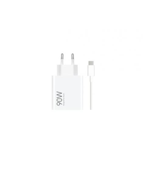 Xiaomi HyperCharge Cargador GaN Universal de Pared 90W - USB-A - Carga Rapida - Color Blanco