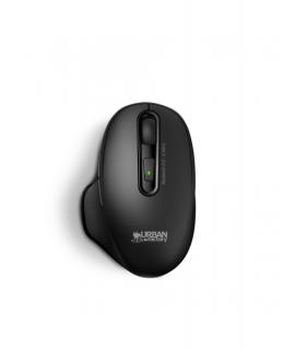 Urban Factory Onlee Raton Bluetooth 2.4Ghz - 800-1600dpi - Bateria Recargable de 300mAh - 6 Botones - Uso Diestro - Color Negro