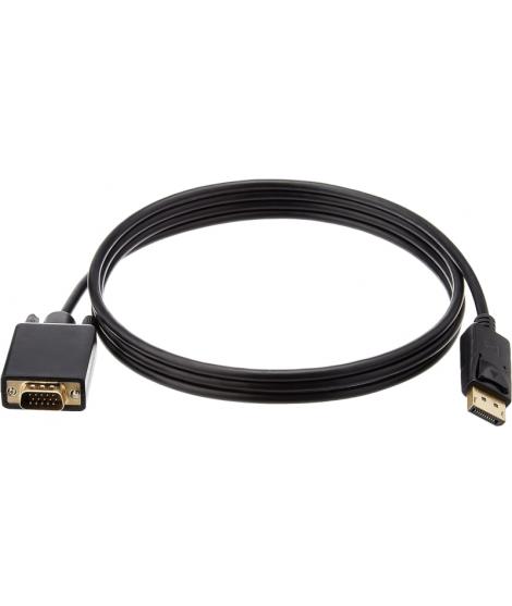 Urban Factory Adaptador DP Macho a VGA - Color Negro
