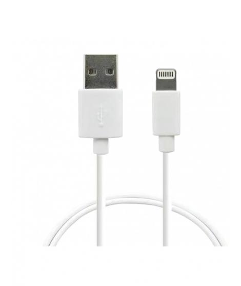 Urban Factory Cable USB-A a Lightning MFi - 80cm - Color Blanco