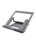 Coolbox ATRIL02 Soporte para Portatil hasta 17" - Aluminio - Plegable - Gomas Antideslizantes - Color Gris