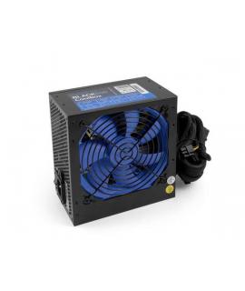 CoolBox Powerline Black 500 Fuente de Alimentacion 500W ATX - Ventilador 120mm- Cables Mallados