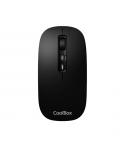 Coolbox W02 Raton Inalambrico - Bluetooth y RF 2.4GHz - Super Ligero - Boton Acceso Copilot - Recargable Por USB-C - DPI Ajustab
