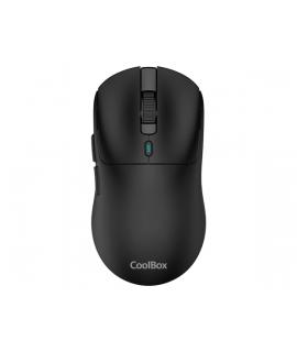 Coolbox W03 Raton Gaming Inalambrico 10000dpi - 7 Botones - Sensor Pixart 3325 - Color Negro