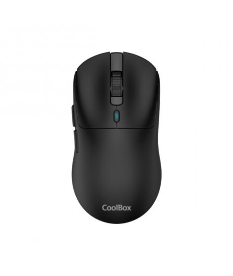 Coolbox W03 Raton Gaming Inalambrico 10000dpi - 7 Botones - Sensor Pixart 3325 - Color Negro