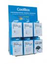 Coolbox Expositor con 18 Cargadores GaN - Quick Charge 3.0 - Power Delivery