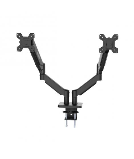 Coolbox M02D Soporte de Mesa con Brazos Articulados para 2 Monitores Hasta 32" - Giratorio e Inclinable - Piston de Gas - Peso M