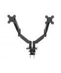 Coolbox M02D Soporte de Mesa con Brazos Articulados para 2 Monitores Hasta 32" - Giratorio e Inclinable - Piston de Gas - Peso M