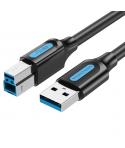 Vention Cable USB-A 3.0 a USB-B -0.5m - Color Negro