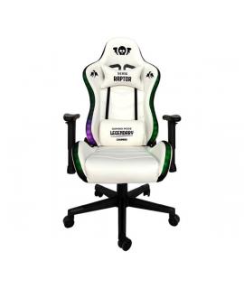Cromad Serie Raptor Legendary Silla Gaming - Altura Regulable con Piston de Gas Clase 2 - Reclinable hasta 180º - Cojines Lumbar