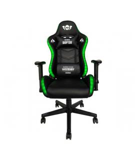Cromad Serie Raptor Legendary Silla Gaming - Altura Regulable con Piston de Gas Clase 2 - Reclinable hasta 180º - Cojines Lumbar