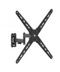 Cromad Soporte de Pared con Brazo Articulado para TV de 13"-55" - Giratorio, Inclinable y Doble Extension - Peso Max 25Kg - VESA