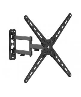 Cromad Soporte de Pared con Brazo Articulado para TV de 13"-55" - Giratorio, Inclinable y Doble Extension - Peso Max 25Kg - VESA