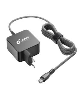 Cromad CR1204 Cargador Universal de Pared para Portatil USB-C 65W - Carga Rapida PD 3.0 - Cable de 1.50m - Color Negro
