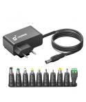 Cromad Cargador de Pared Universal Automatico 24W - 11 Conectores Diferentes
