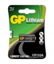 GP Lithium CR123A Pack de 1 Pila 123A 3V