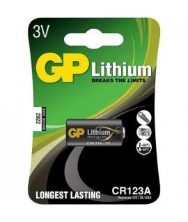 GP Lithium CR123A Pack de 1 Pila 123A 3V