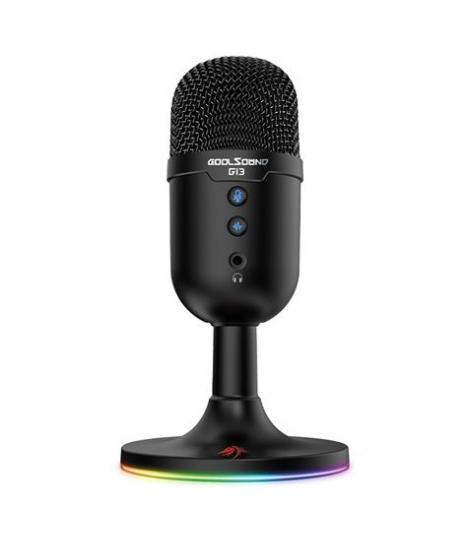 Coolsound Microfono Gaming G13 - Iluminacion RGB - USB - Cancelacion de ruido