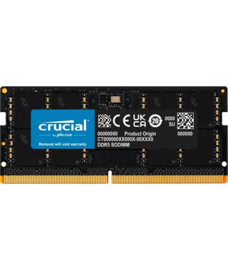 Crucial Memoria RAM DDR5 32GB 4800MHz CL40 SODIMM
