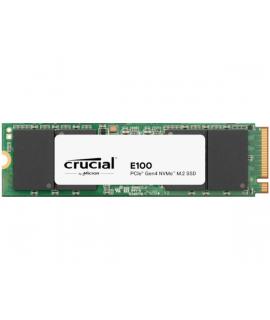 Crucial E100 Disco Duro Solido SSD 480GB M2 PCIe NVMe 4.0