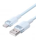 Vention Cable USB-C 2.0 a USB-A 3A 60W - 1m - Trenzado - Color Azul