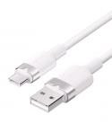 Vention Cable USB-C 2.0 a USB-A 3A 60W - 2m - Trenzado - Color Blanco