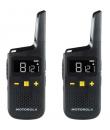 Motorola XT185 Pack 2 Walkie Talkies - 16 Canales PMR446 + 121 Codigos - Alcance de hasta 8km - Autonomia hasta 24h