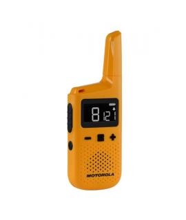 Motorola T72 Pack 2 Walkie Talkies - 16 Canales PMR446 + 121 Codigos de Privacidad- Alcance hasta 8Km - Autonomia hasta 24h - IP
