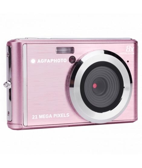 Agfaphoto DC5200 Camara Digital - Sensor CMOS - Zoom Optico 8x - Color Rosa