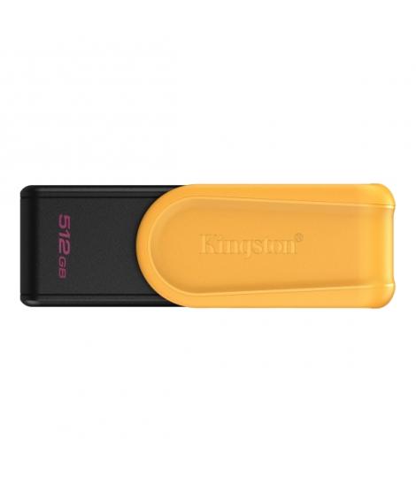 Kingston DataTraveler Exodia Memoria USB 512GB - USB 3.2 Gen 1 - Tapa Giratoria - Color Amarillo