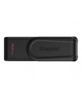 Kingston DataTraveler Exodia Memoria USB 64GB - USB 3.2 Gen 1 - Tapa Giratoria - Color Negro