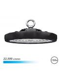 Elbat Lampara LED UFO de Techo - Potencia: 150W - Lumenes: 22500 - Luz Fria: 6500K - Ac 100-240V - Diametro: 28.6cm - Angulo aju