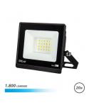 Elbat Foco LED Serie Super Slim 20W - 1800 Lumenes - 6500K Luz Fria - IP65 Para Uso en Exterior