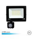 Elbat Serie Slim Foco LED 30W con Sensor de Movimiento - 2700 Lumenes - 6500K Luz Fria - IP44