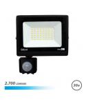 Elbat Serie Slim Foco LED 30W con Sensor de Movimiento - 2700 Lumenes - 6500K Luz Fria - IP44
