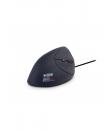 Urban Factory Ergo Next Raton Vertical Ergonomico con Cable - 1200-3600dpi - 6 Botones - Uso Diestro - Color Negro