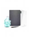 Urban Factory Greenee Pack Funda, Lapiz y Cristal Templado para Ipad - 7ª, 8ª y 9ª Generacion - 10.2" - Ecologico - Color Gris