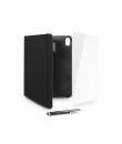 Urban Factory Greenee Pack Funda, Lapiz y Cristal Templado para Ipad - 10ª Generacion - 10.9" - Ecologico - Color Negro