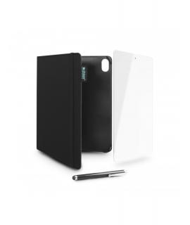 Urban Factory Greenee Pack Funda, Lapiz y Cristal Templado para Ipad - 10ª Generacion - 10.9" - Ecologico - Color Negro