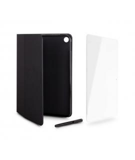 Urban Factory Cyclee Pack Funda, Lapiz y Cristal Templado para Samsung Galaxy Tab A9 - 8.7" - Fabricada en PU Reciclado- Color N