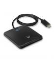 Ewent Lector de Tarjeta Inteligente DNI USB-C - Color Negro