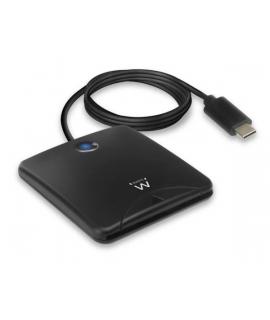 Ewent Lector de Tarjeta Inteligente DNI USB-C - Color Negro