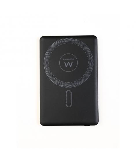Ewent EW1160 Powerbank Magsafe 5000mAH 20W PD y QC - USB-C - Color Negro