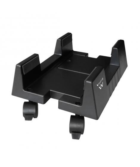 Ewent EW1290 Soporte con Ruedas Regulable para Ordenador - Entre 15.5 y 25.5 cm - Max 8 Kg - Color Negro