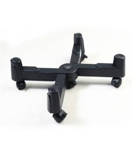 Ewent EW1292 Soporte Movil para CPU - Evita la Electricidad Estatica y las Marcas - Ajustable hasta 25 cm - Hasta 25 kg - Negro