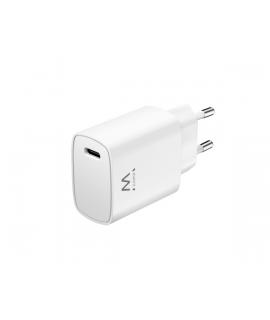 Ewent EW1320 Cargador USB-C 20 W - Carga Rapida - Alta Eficencia - Color Blanco