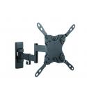 Ewent EW1522 Soporte Pared para TV - 3 Puntos de Articulacion - Soporta hasta 42" - 20 Kg - Color Negro
